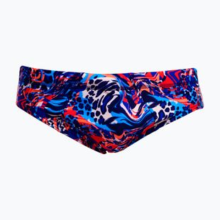 Slip de baie pentru bărbați Funky Trunks Seamed Briefs mad cat