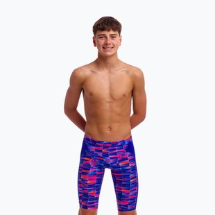 Slip de înot pentru copii Funky Trunks Training Jammers warped waves