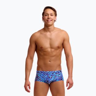 Boxeri de înot pentru bărbați Funky Trunks Classic Trunks blue bits