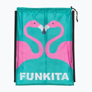 Geantă de înot Funkita Mesh Gear go flamingo!