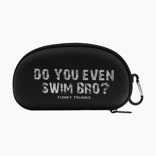 Husă și ochelari de protecție Funky Trunks Case Closed swim bro
