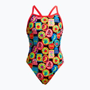 Costum de baie întreg pentru copii Funkita Single Strap One Piece berry good