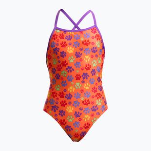 Costum de baie întreg pentru copii Funkita Strapped In One Piece paw paw