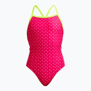Costum de baie întreg pentru copii Funkita Strapped In One Piece pink proton