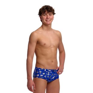 Boxeri de baie pentru băieți Funky Trunks Sidewinder Trunks scratchy