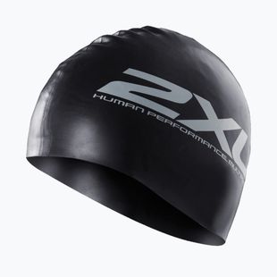 Cască de înot 2XU Silicone black/black