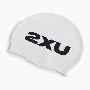 Cască de înot 2XU Silicone white/white