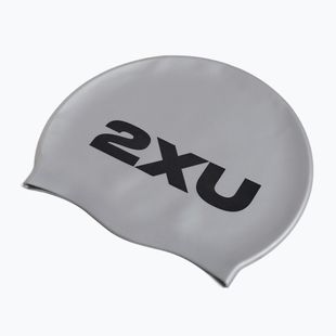 Cască de înot 2XU Silicone silver/silver