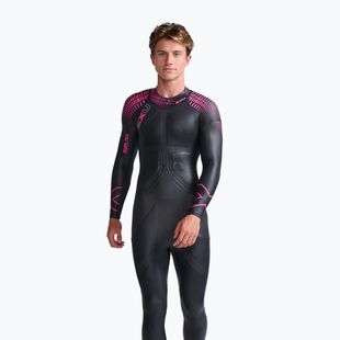 Costum de triatlon pentru bprbați 2XU Propel PRO 3 mm black/punk pink