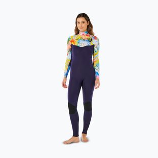 Costum de înot pentru femei Rip Curl Dawn Patrol Pro 3/2 mm Chest Zip multicolor