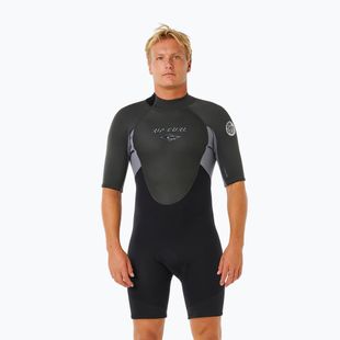 Costum de înot pentru bărbați Rip Curl Omega 2/2 mm Back Zip Springsuit grey