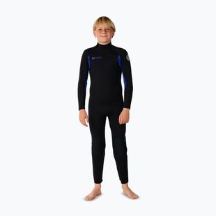 Costum de înot pentru copii Rip Curl Trad 3/2 mm Back Zip black/blue