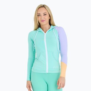 Hanorac pentru femei Jetpilot Pacer Hooded Rashie teal