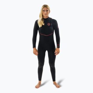 Costum de înot pentru femei Rip Curl Flashbomb Fusion 3/2 mm Zip Free black