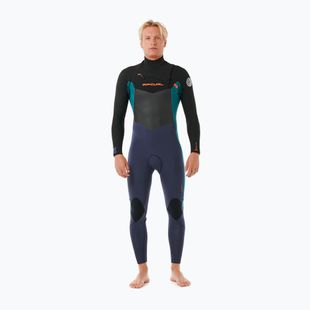Costum de înot pentru bărbați Rip Curl Dawn Patrol 4/3mm Chest Zip purple night