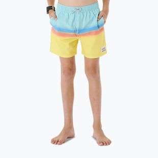 Pantaloni scurți pentru copii Rip Curl Surf Revival Volley 46 albaștri-galbeni 027BBO