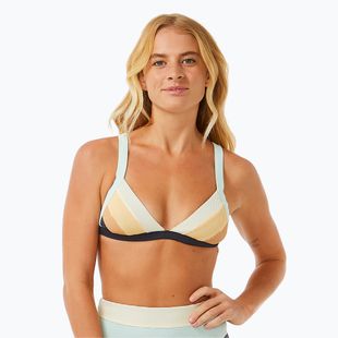 Partea de sus a costumului de baie Rip Curl Block Party Spliced Fixed Tri navy