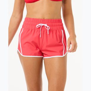Pantaloni scurți de baie pentru femei Rip Curl High Waist Retro Volley 3" hibiscus red