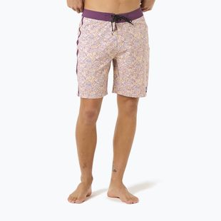 Pantaloni scurți de baie pentru bărbați Rip Curl Mirage Floral Reef smokey grape