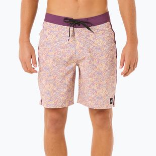 Pantaloni scurți de baie pentru bărbați Rip Curl Mirage Floral Reef smokey grape