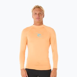Longsleeve de înot pentru bărbați Rip Curl Waves UPF Performance mandarin zest
