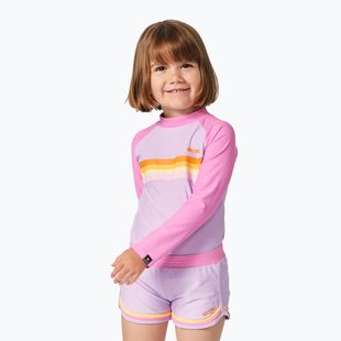 Longsleeve de înot pentru copii Rip Curl Rainbow Tide Rash Vest bright pink