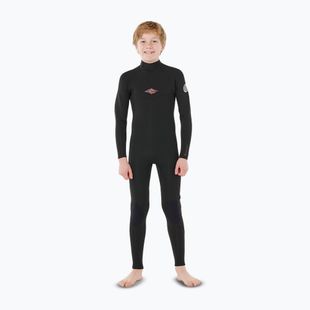 Costum de înot pentru copii Rip Curl Dawn Patrol 3/2 mm Back Zip black