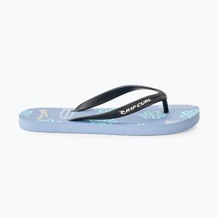 Șlapi pentru copii Rip Curl Sessions Bloom Open Toe faded denim