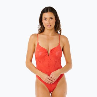 Costum de baie întreg pentru femei Rip Curl Oasis V Wire Multi Fit roșu