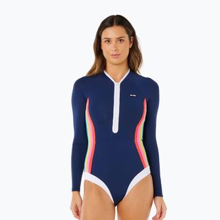 Costum de baie întreg pentru femei  Rip Curl Surf Stripe UPF Surf Suit dark navy