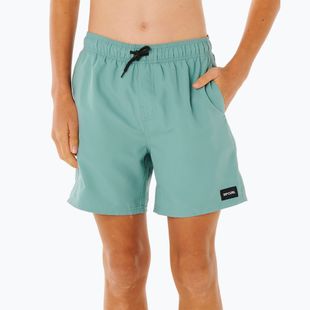 Pantaloni scurți de baie pentru copii Rip Curl Offset Volley blue lagoon