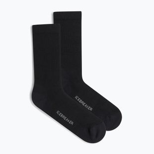 Șosete pentru bărbați Icebreaker Merino Lifestyle Light Crew black