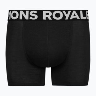 Boxeri termoactivi pentru bărbați Mons Royale Hold 'em Shorty Merino black