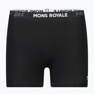 Boxeri termoativi pentru femei Mons Royale Hannah Merino Hot black