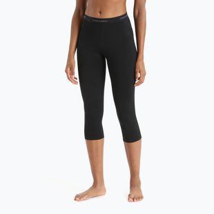 Pantaloni termici pentru femei icebreaker 200 Oasis Legless negru 104382