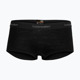 Boxeri termoactivi pentru femei Icebreaker Merino 200 Oasis Boy Shorts black
