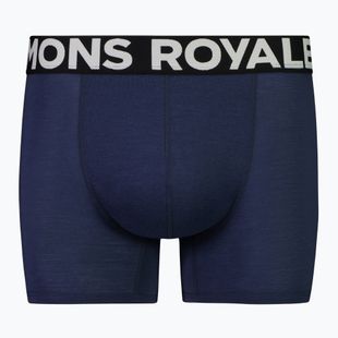Boxeri termoactivi pentru bărbați Mons Royale Hold 'em Shorty Merino midnight