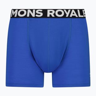 Boxeri termoactivi pentru bărbați Mons Royale Hold 'em Shorty Merino cobalt
