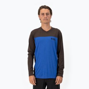 Longsleeve termoactiv pentru bărbați Mons Royale Redwood Enduro VLS cedar/ cobalt/ black