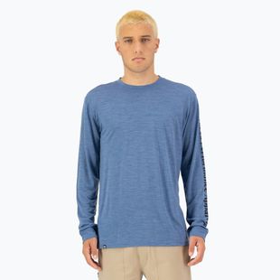 Longsleeve termoactiv pentru bărbați  Mons Royale Zephyr Tencel steel blue