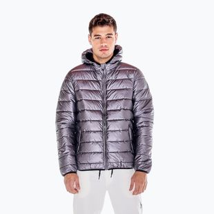 Geacă pentru bărbați  LEONE 1947 Work Leisure silver glossy