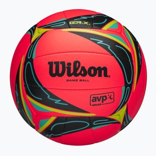 Minge de volei de plajă/pe iarbă Wilson AVP GRX Grass Game Ball red mărime 5