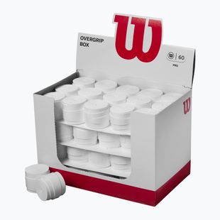 Învelișuri pentru rachetă de tenis Wilson Pro Overgrip 60 buc. white