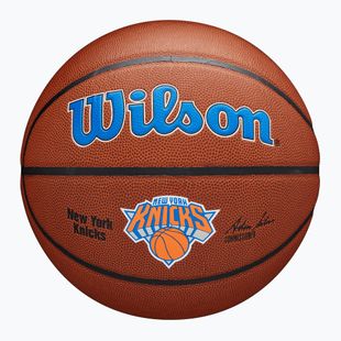Minge de baschet Wilson NBA Team Alliance New York Knicks brown mărimea 7