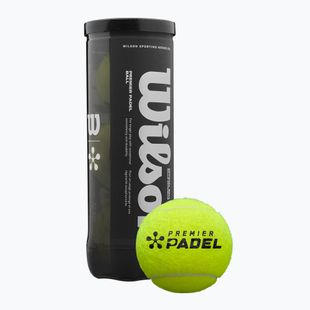 Minge de padel Wilson Premier Padel 3 buc. yellow
