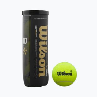 Mingi de padel Wilson Premier Padel Speed 3B 3 buc. yellow
