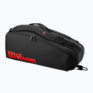Geantă de tenis Wilson Clash V3 Super Tour 6PK black/ infrared