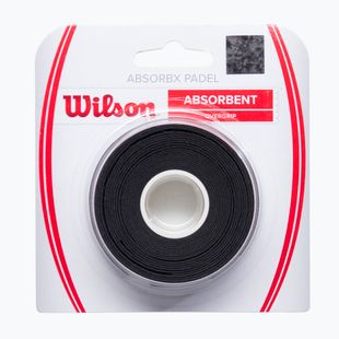 Înveliș pentru rachetă de padel Wilson Absorbx Overgrip Padel 3 buc. black