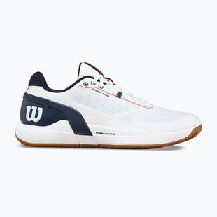Încălțăminte de tenis pentru bărbați Wilson Rush Pro 5 Clay white/navy blazer/gum