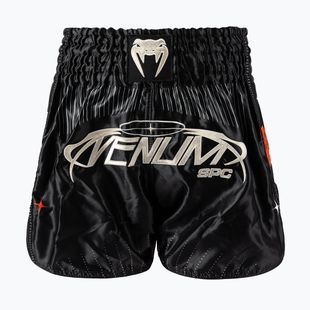 Pantaloni de antrenament pentru bărbați Venum Eclipse Muay Thai black/ivory